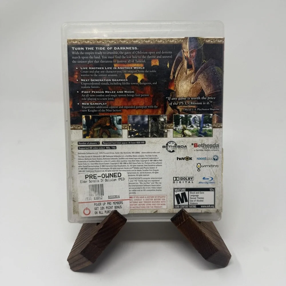 The Elder Scrolls IV Oblivion Sony PlayStation 3 PS3 Game CIB M HES NTSC RPG